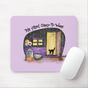 My First Camp-O-Ween   Halloween Camping Mouse Mat