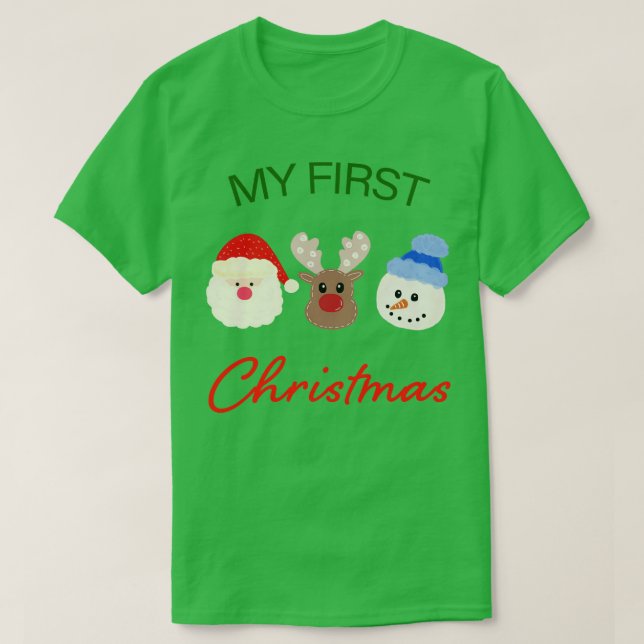 my first christmas 45 T-Shirt (Design Front)