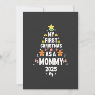 My First Christmas as a Mummy 2025 Xmas Invitation