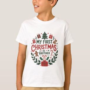 My First Christmas As Brother Family Matching T-Shirt