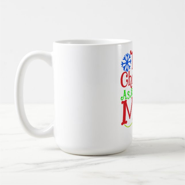 My First Christmas as Mum Coffee Mug (Left)