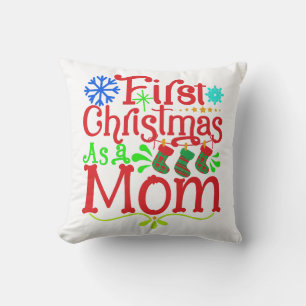 My First Christmas as Mum Cushion