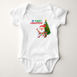 My first Christmas Baby Bodysuit 