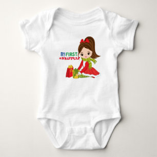 My first Christmas Baby Bodysuit 