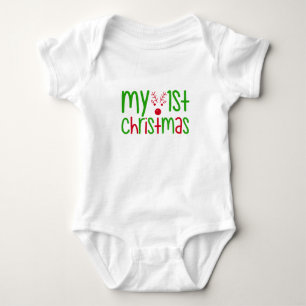 My First Christmas Baby Bodysuit