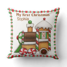 My first Christmas custom name cute train