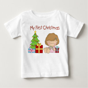 My First Christmas Girl Infant Long Sleeve T-Shirt