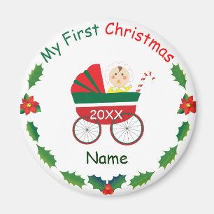 My First Christmas Magnet