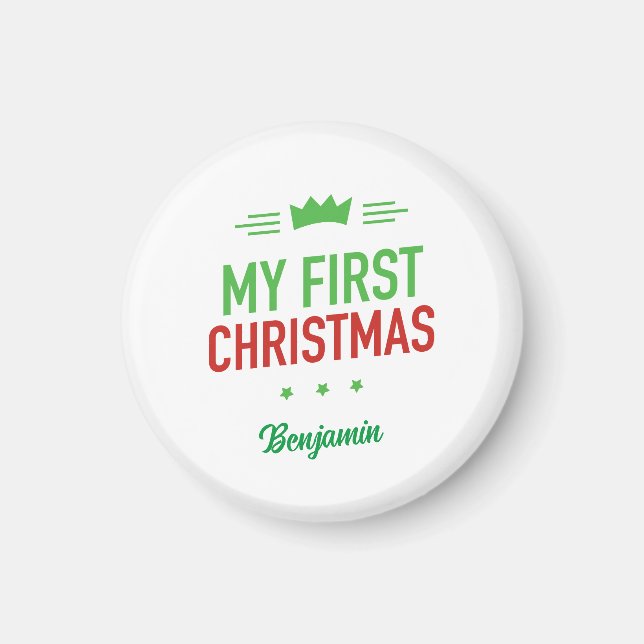 My First Christmas Magnet (Front)