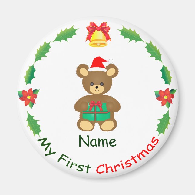 My First Christmas Magnet (Front)