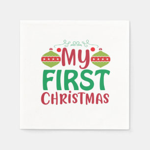My first Christmas Napkin