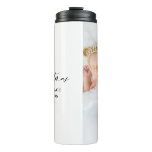 My First Christmas Personalised Baby Gift Thermal Tumbler