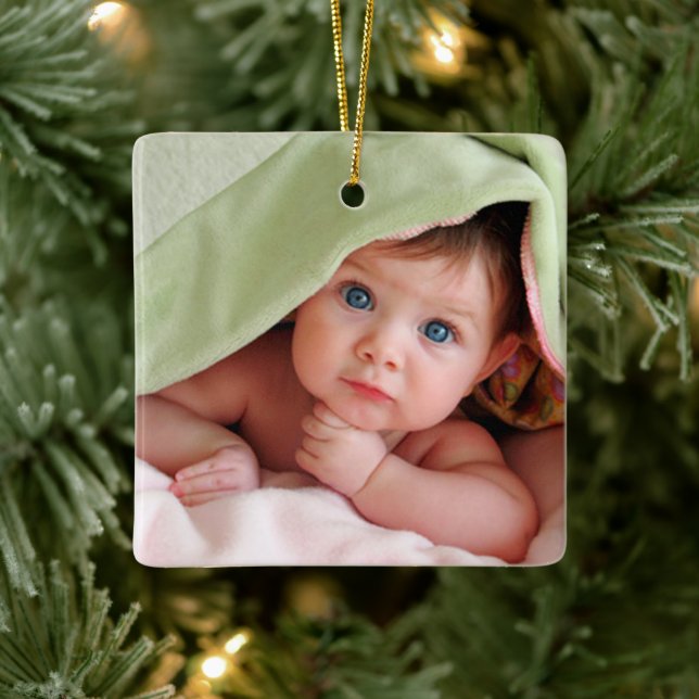 My First Christmas Photo Ornament (Tree)