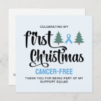 MY FIRST CHRISTMAS Prostate Cancer-Free Thank You