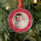 My First Christmas Red Personalized Baby Photo