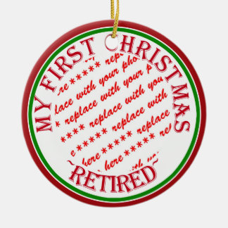 My First Christmas Retired Photo Frame Ceramic Tree Decoration