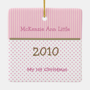 My First Christmas Tiny Tee Photo Ornament