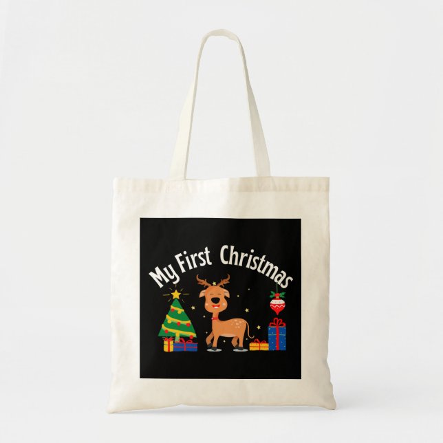 My First Christmas Tote Bag (Front)