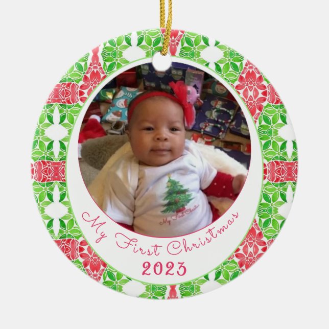 My First Christmas Tree Ornament (Front)