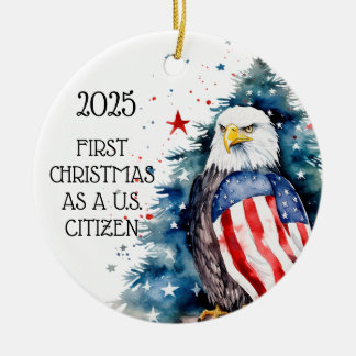 My First Christmas U.S. Citizen Ornament Eagle