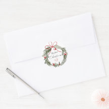 My First Christmas with Christmas Wreath