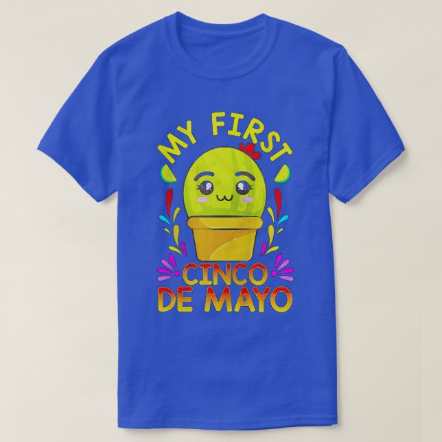 My First Cinco De Mayo  T-Shirt (Design Front)