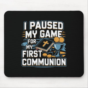 My First Communion Video Game Controller Gifts Boy Mouse Mat