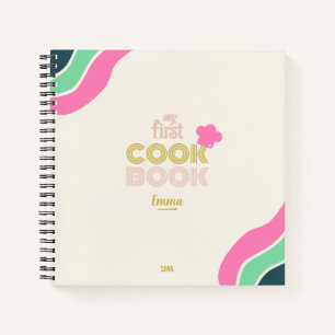 "My First cookbook for kids"  Notebook