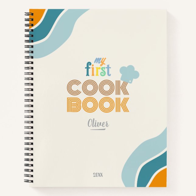 "My First cookbook for kids"  Notebook (Front)