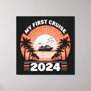 My First Cruise 2024 Canvas Print