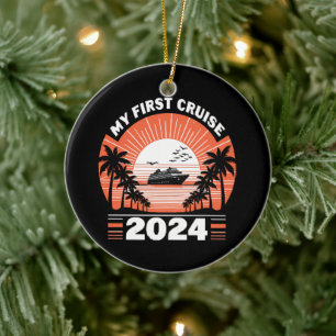My First Cruise 2024 Ceramic Tree Decoration