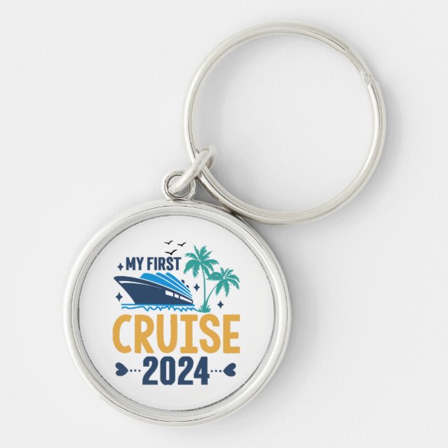 My First Cruise 2024 Key Ring (Front)