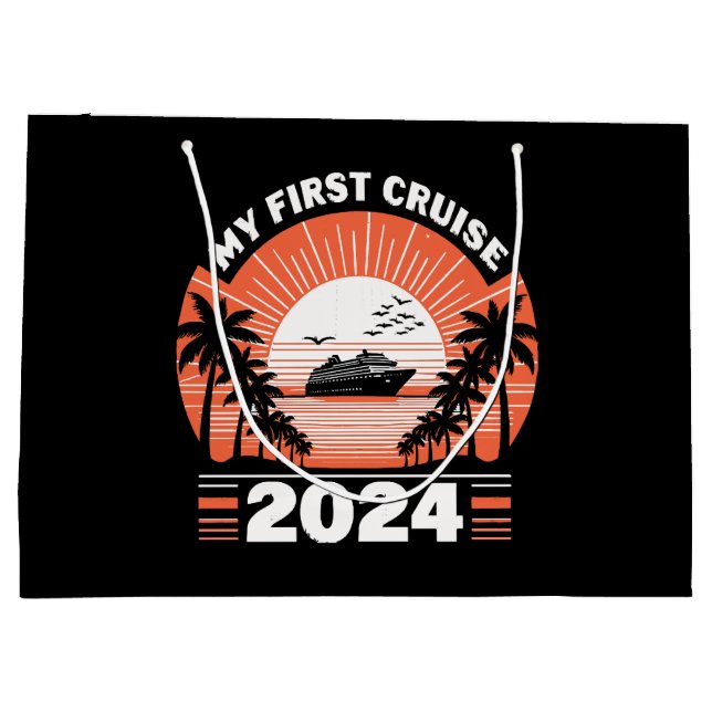 My First Cruise 2024 Large Gift Bag (Back)