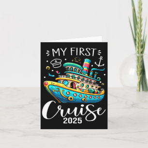 My First Cruise 2025 Cute Family Vacation Cruising Card