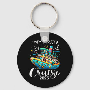My First Cruise 2025 Cute Family Vacation Cruising Key Ring