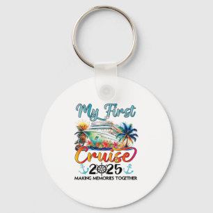 My First Cruise 2025 Cute First Time Cruise Vacati Key Ring