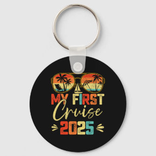 My First Cruise 2025 Family Vacation Cruise Ship T Key Ring