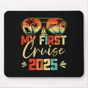 My First Cruise 2025 Family Vacation Cruise Ship T Mouse Mat