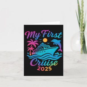 My First Cruise 2025 Family Vacation Trip Ship Mat Card