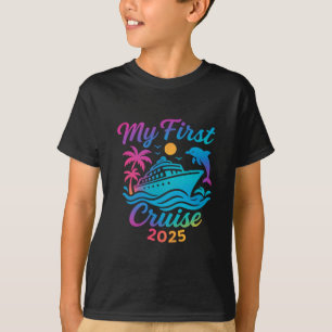 My First Cruise 2025 Family Vacation Trip Ship Mat T-Shirt