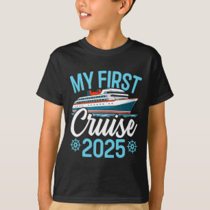 My First Cruise 2025 Funny Family Cruise Vacation T-Shirt