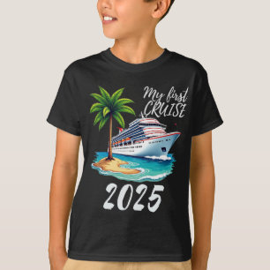 My First Cruise 2025 Funny Vacation T-Shirt