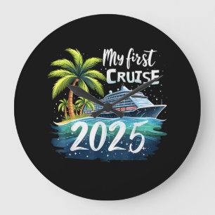 My First Cruise 2025 Large Clock