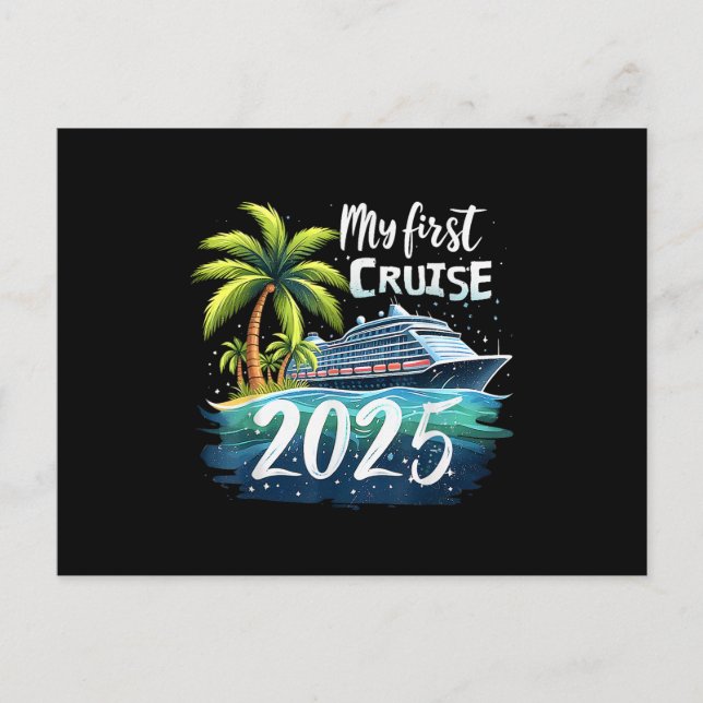 My First Cruise 2025 Postcard (Front)