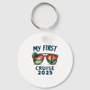 My First Cruise 2025 Vacation Cruise Ship Travel Key Ring