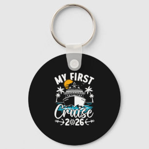 My First Cruise 2026 Cute Family Vacation Cruising Key Ring