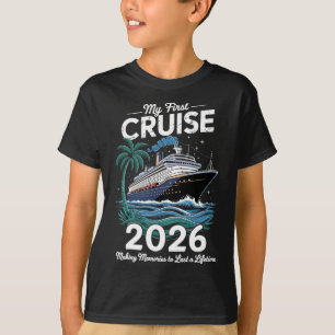 My First Cruise 2026 Family Vacation Trip Ship Mat T-Shirt