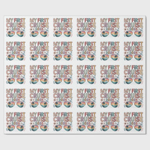 My First Cruise 2026, First Cruise Vacation Gift Wrapping Paper