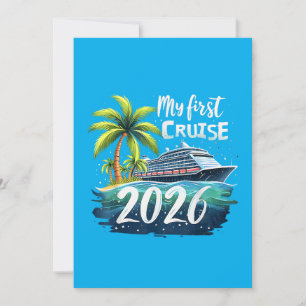 My First Cruise 2026 Holiday Card