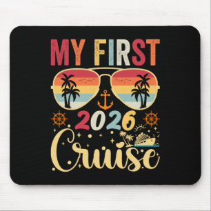 My First Cruise 2026 Vacation Matching Family Crui Mouse Mat
